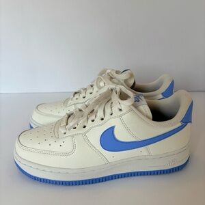 Nike Air Force 1 Low White University Blue Size 6Y Youth DC9486-104